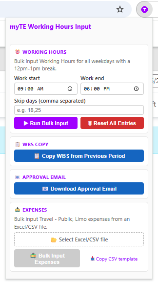 English Interface